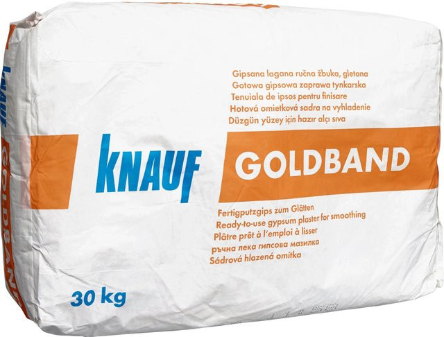 Knauf Goldband Fertigputz Gipsputz Weiß 30 kg - Bild 1