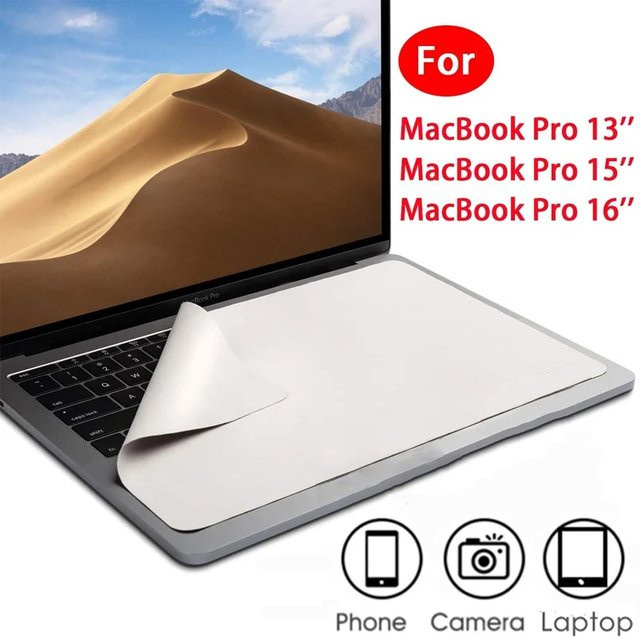 Staubdichtes Tastaturtuch für Apple MacBook Pro 13, 14, 15 und 16 Zoll als Bildschirmreinigungstuch und Schutzfolie - Bild 1