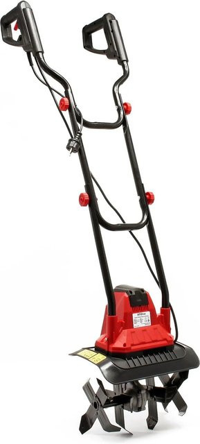 Wiltec Elektro Bodenfräse 1050W Kultivator Gartenfräse in Rot-Schwarz - Bild 1