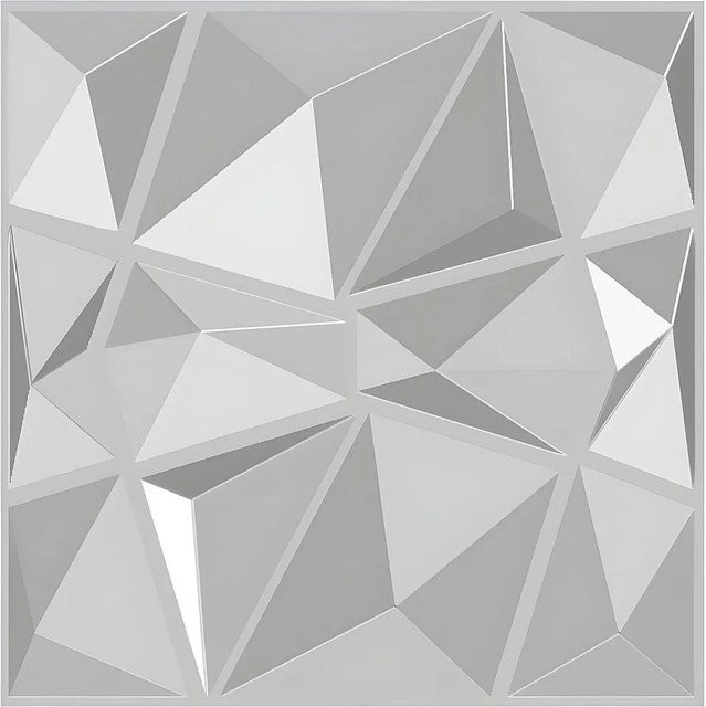 Vente-unique Wandplatte Angly Weiß Breite: 50 cm - Bild 1