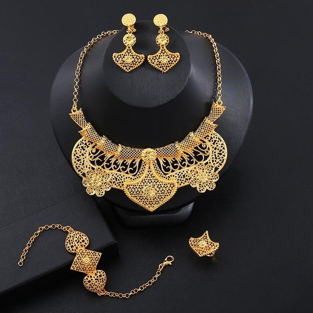 Lucky Star Jewelry Schmuck-Set, Messing, Gold, Zirkonia, Damen - Bild 1