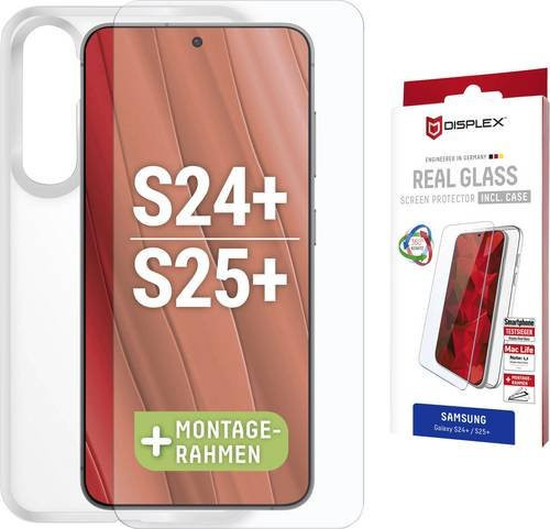 Displex Displayschutzglas für Samsung Galaxy S25+ Anti-Fingerprint Transparent - Bild 1