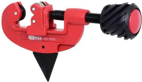 KS Tools Klein-Rohrabschneider aus Stahl in Rot, Schneidebereich 3-30mm - Bild 1