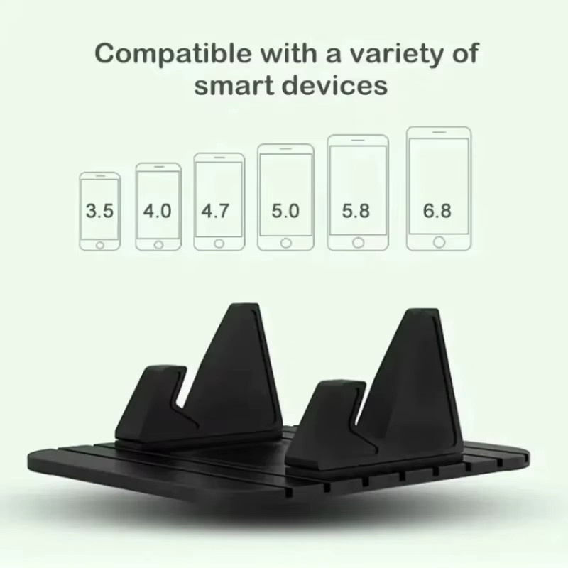 Rutschfeste Handyhalterung für das Auto Armaturenbrett Telefonständer in Schwarz für iPhone Samsung Xiaomi und Huawei - Bild 5