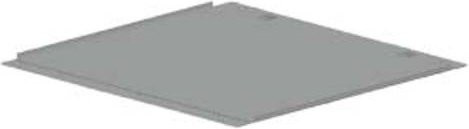 Siemens Dachblech aus Stahl in Grau, B: 40 cm, L: 80 cm - Bild 1