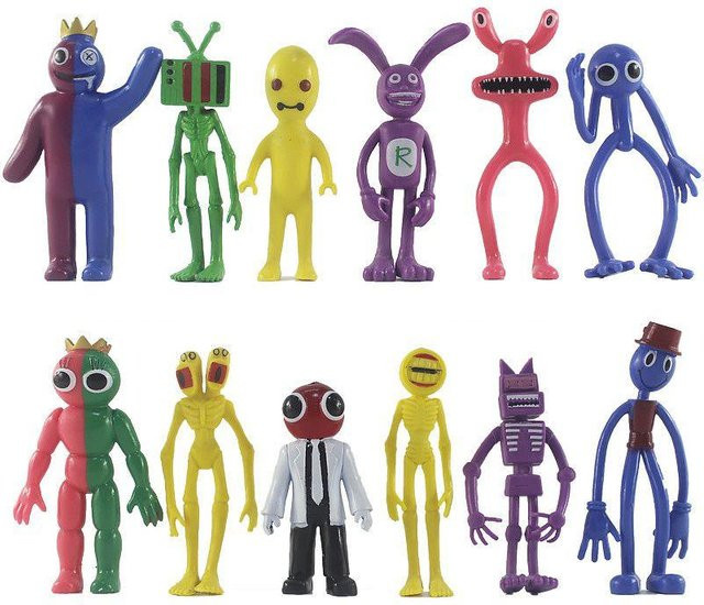 DewBloom Roblox Rainbow Friends Figurenset 12-teiliges Set - Bild 1