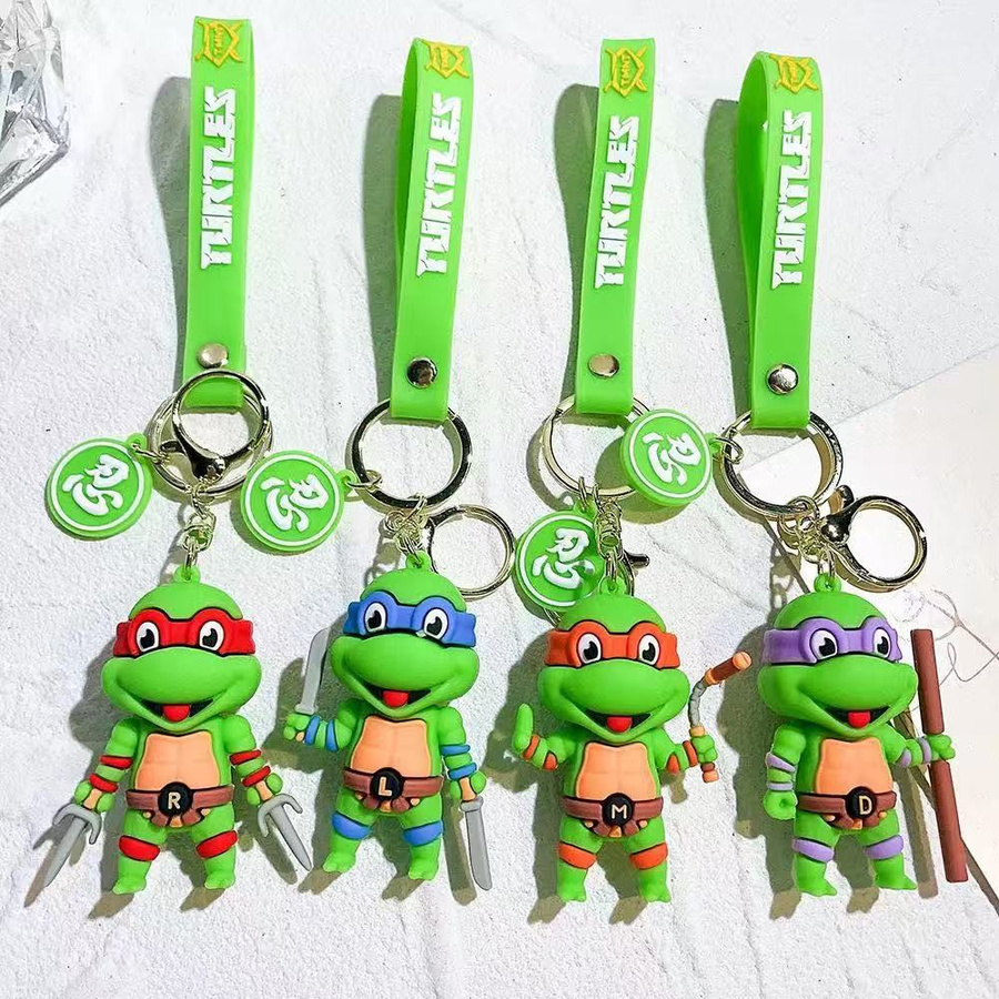 Yiran toy 1 Teenage Mutant Ninja Turtles Schlüsselanhänger 4-teiliges Set - Bild 1