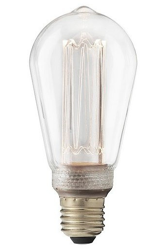 FUTURE LED Vintage Lichtquelle E27 in Warmweiß mit 3000K und transparentem Glas - Bild 1
