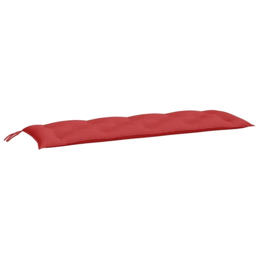 vidaXL Gartenbank-Auflage aus Oxford-Gewebe in Rot, B: 150 cm, T: 50 cm, H: 7 cm - Bild 2