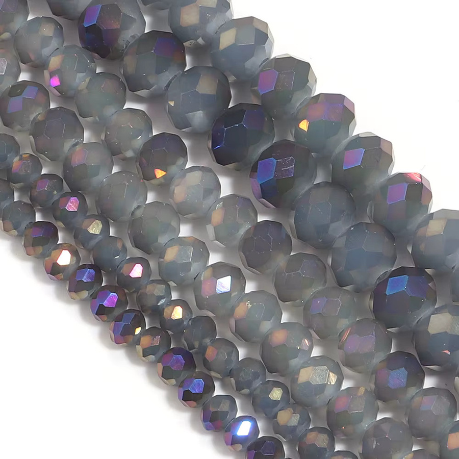 louleur Kristallperlen, lila, tschechisches Glas, 4 6 8 mm - Bild 4