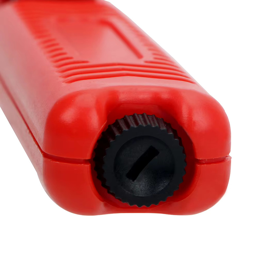 NICEYARD Abisoliermesser für PVC-Kabel mit Gummigriff in Rot, Einstellbarer Bereich 8–28 mm - Bild 3