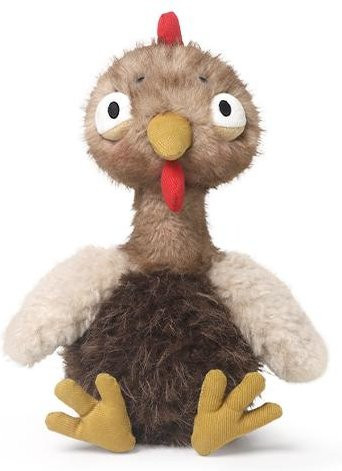 Flauschiges Hühnchen Plüschtier, braun, 28cm, ab 14 Jahren - Bild 1