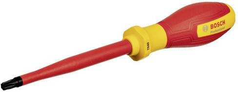 Bosch Professional VDE-Schraubendreher TX40 mit 125 mm Länge in Rot - Bild 1