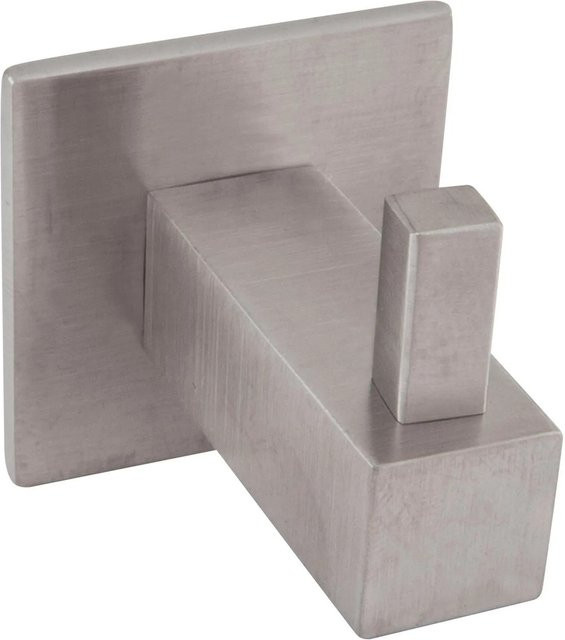 Technik Team Mantelhaken Tikal aus Edelstahl gebürstet in Silber, Breite: 3,5 cm, Tiefe: 4,1 cm - Bild 1