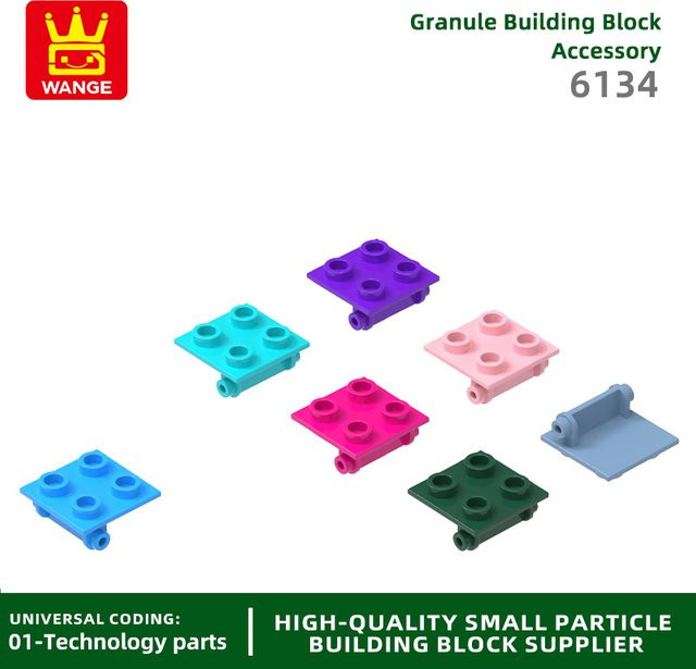 Wange 210-teiliges Set Scharnier 2 X 2 Oberblock Baustein-Zubehör - Bild 1