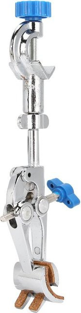 GoolRC Multifunktions-Klemmenklemme aus Metall mit langem Griff und 4 Zinken, richtungsverstellbar, grau/silber - Bild 1