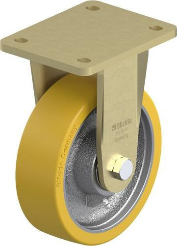 Blickle BS-GTH 160K Bockrolle Rad-Durchmesser: 160 mm, Tragfähigkeit: 800 kg, Farbe: Silber/Braun/Gelb - Bild 1