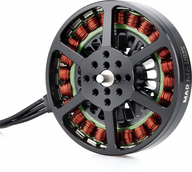 MAD Antimatter M6C06 EEE 140KV hocheffizienter bürstenloser Gleichstrommotor für Multirotor in Schwarz - Bild 1