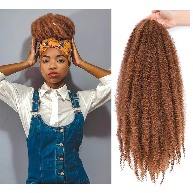 Suri Hair Marley Twist Häkelzöpfe, Kinky Kunstfaser, Unisex - Bild 1