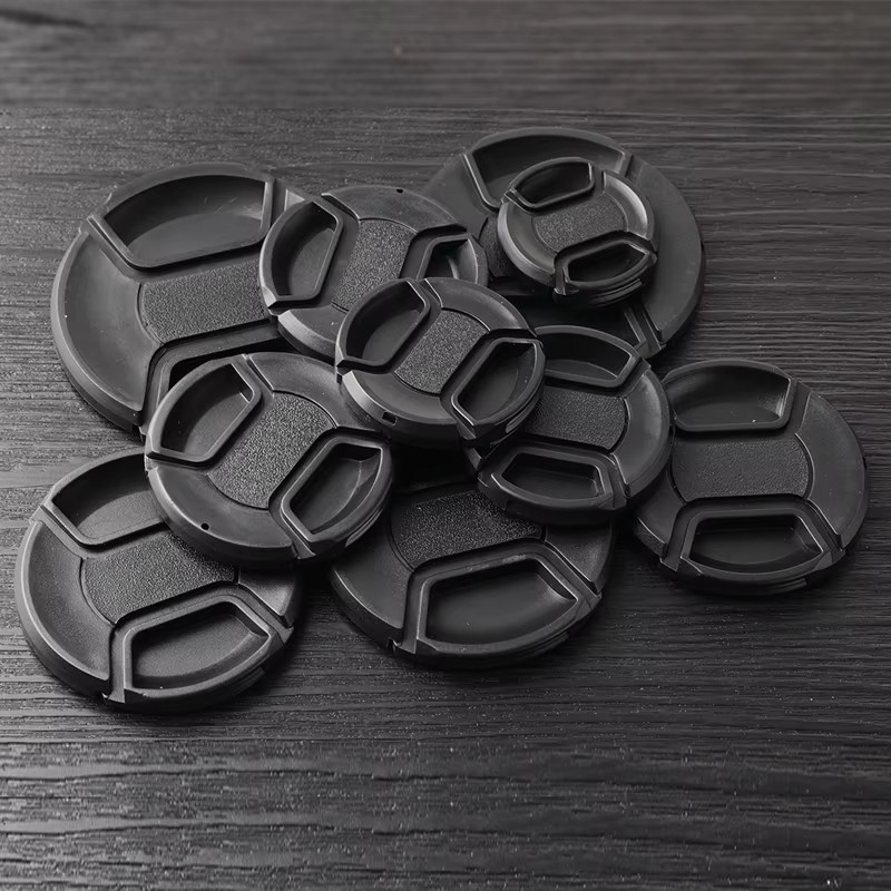 SD&HI Center-Pinch Snap-on Objektivdeckel für Kameraobjektive in Schwarz - Bild 2