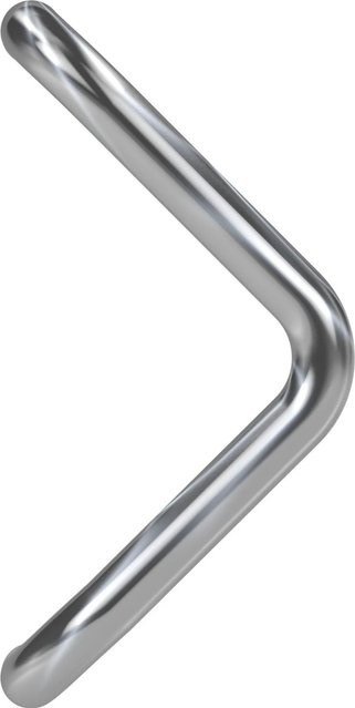 BASI Stoßgriff SG 7000 Winkel aus Edelstahl in Silber - Bild 1