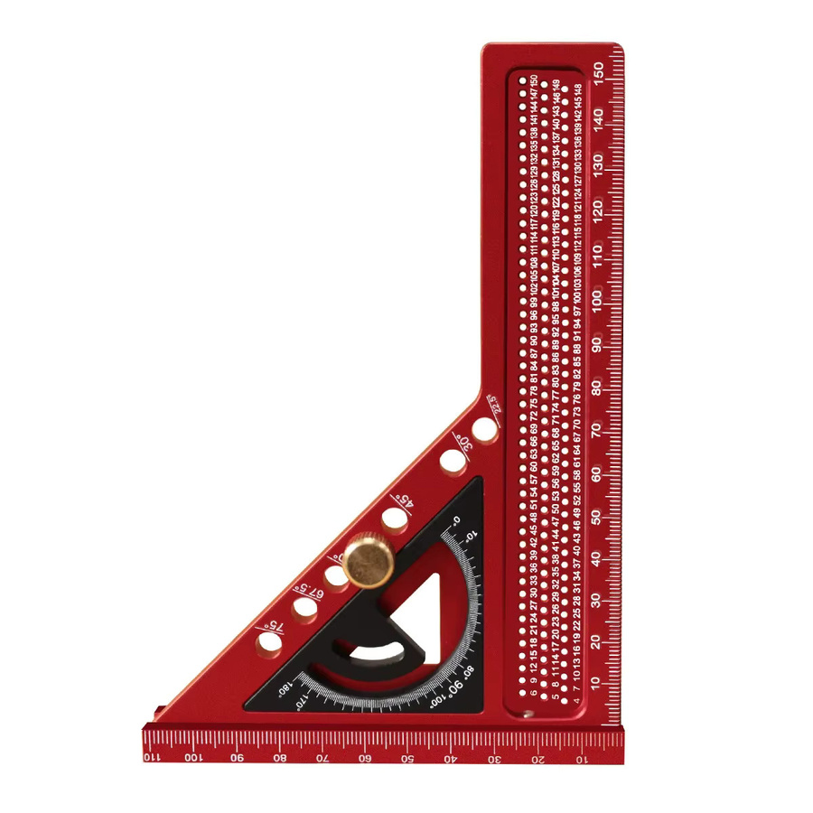 Wnew 2-in-1 3D-Messlineal und quadratischer Winkelmesser für die Holzbearbeitung - Bild 5