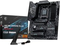 MSI X870E GAMING PLUS WIFI Mainboard AM5 DDR5 Schwarz mit Wi-Fi, Bluetooth und Ethernet/LAN - Bild 1
