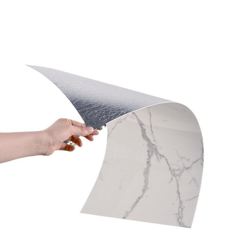 beautybaby Selbstklebende Wanddekoration in Marmor-Optik aus PVC, 10 Stück - Bild 3