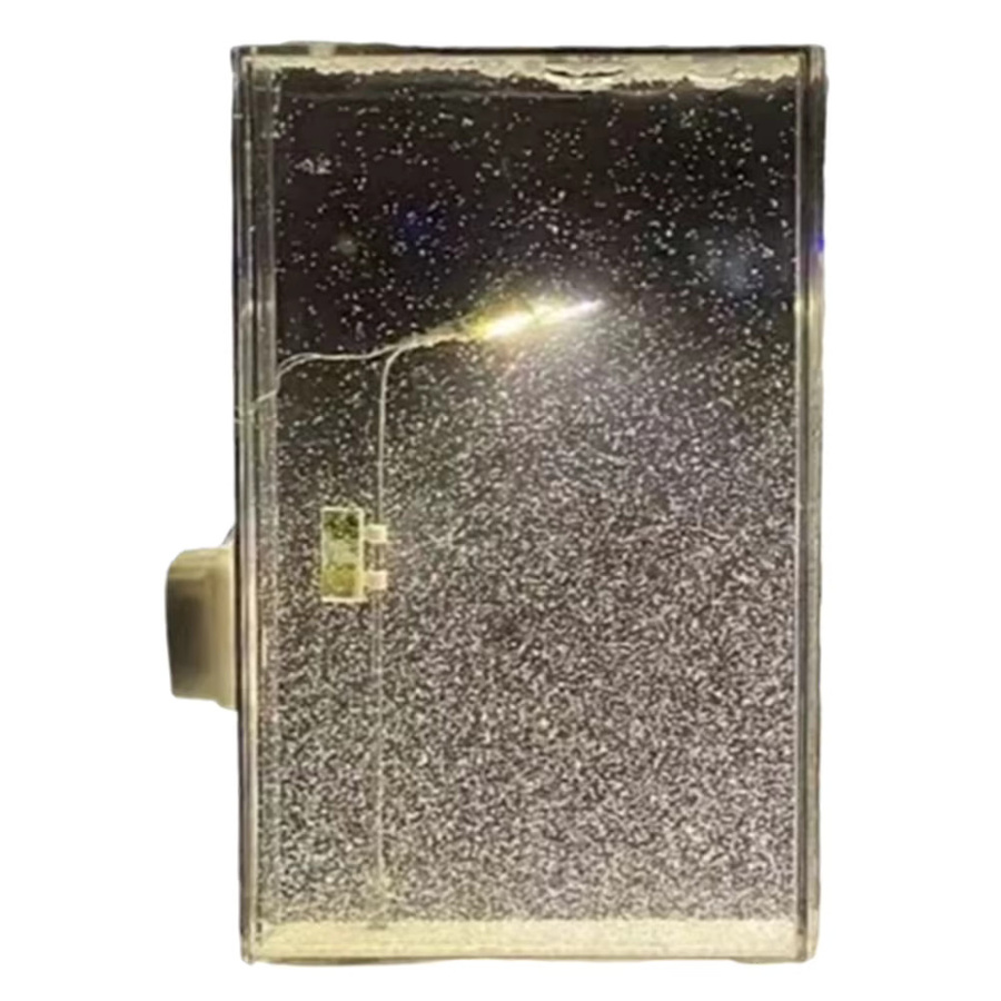 APWIKOGER Schnee Landschaft Nachtlicht DIY Bastelset für Weihnachten, Weiß, Tischlampe - Bild 4