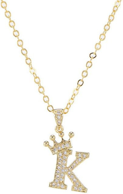 YULIN Halskette, Edelstahl, Gold, Zirkonia, Unisex - Bild 1