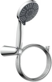 KIRCHHOFF Brauseset Adria Handbrause-Set in Chrom mit Regen- und Massagefunktion sowie Anti-Kalk-Beschichtung - Bild 1