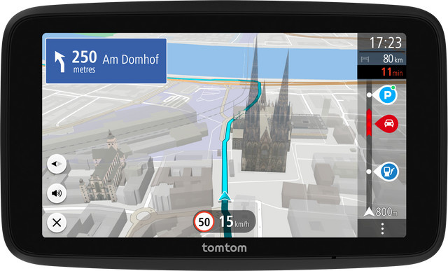 TomTom Go Navigator 6 2nd Edition Mobiles Navigationsgerät Schwarz mit 6 Zoll Display und Wi-Fi - Bild 1