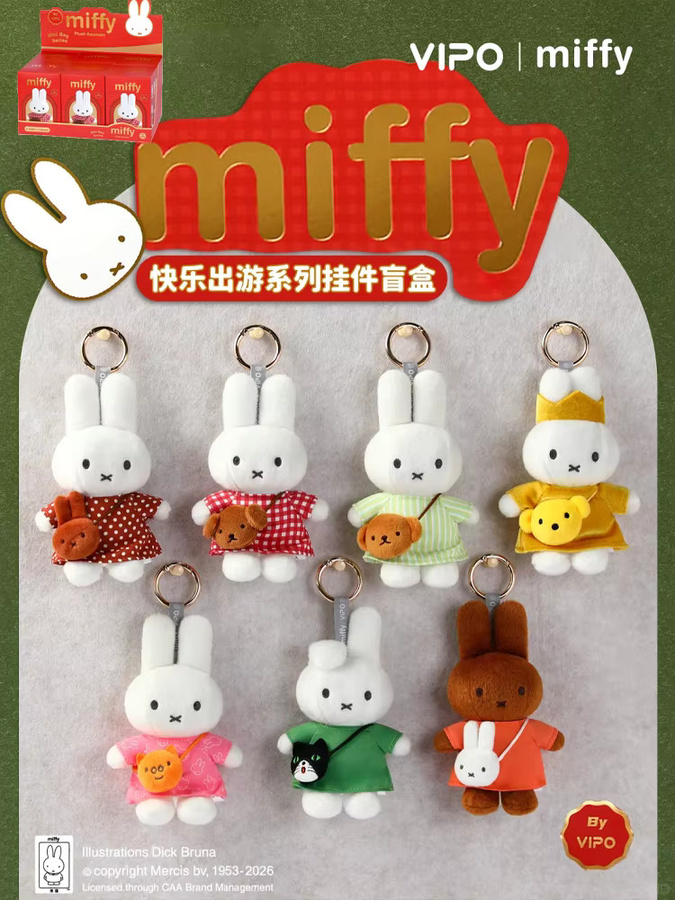 Miffy Reise-Mini-Taschen-Serie Blind Box, Taschenanhänger, Einzelfigur - Bild 3