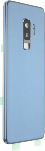 Samsung Ersatz-Rücktürgehäuse mit Glasabdeckung und Kameralinsen-Klebeband für Galaxy S9+ Plus G965 in Blau - Bild 1