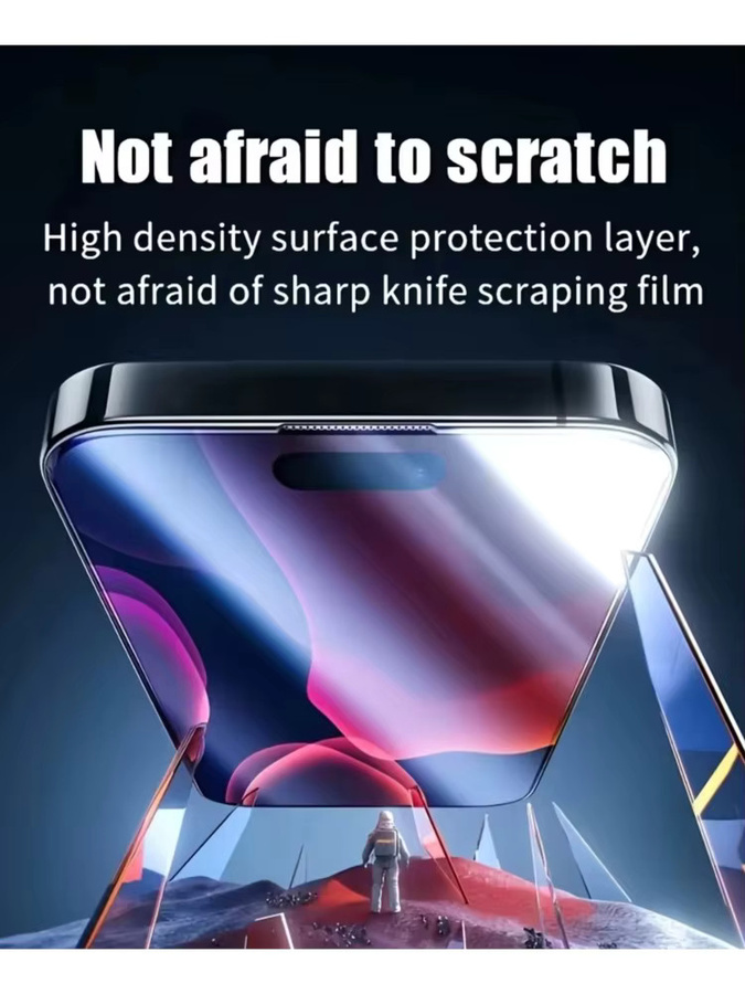 Panzerglas Displayschutzfolie für Apple iPhone 11 bis iPhone 18 Pro Max, transparent, einfache Installation, staubfrei - Bild 6