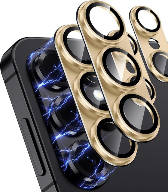 Metall-Kameraobjektivschutzkappe aus gehärtetem Glas für Samsung Galaxy S26 Ultra und S26+ Plus in Blau - Bild 1