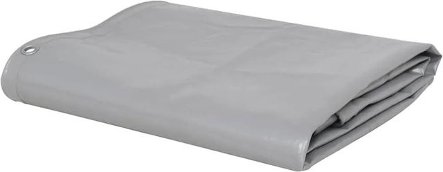 vidaXL Abdeckplane aus PVC, Grau, B: 150 cm, L: 2000 cm - Bild 1