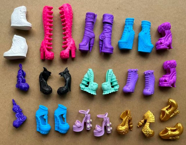 ROUND YUAN Monster-Puppenstiefel, Sandalen, Zubehör, Fantasy, Kunststoff - Bild 1