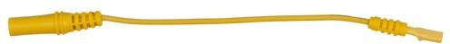 KS Tools Verbindungskabel Buchse 4mm auf 3mm Prüfadapterbuchse flach, Gelb - Bild 1