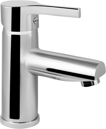 WELLWATER Einhebelmischer für das Waschbecken in Silber, verchromt mit Cold-Start Kartusche und wassersparender Funktion - Bild 1