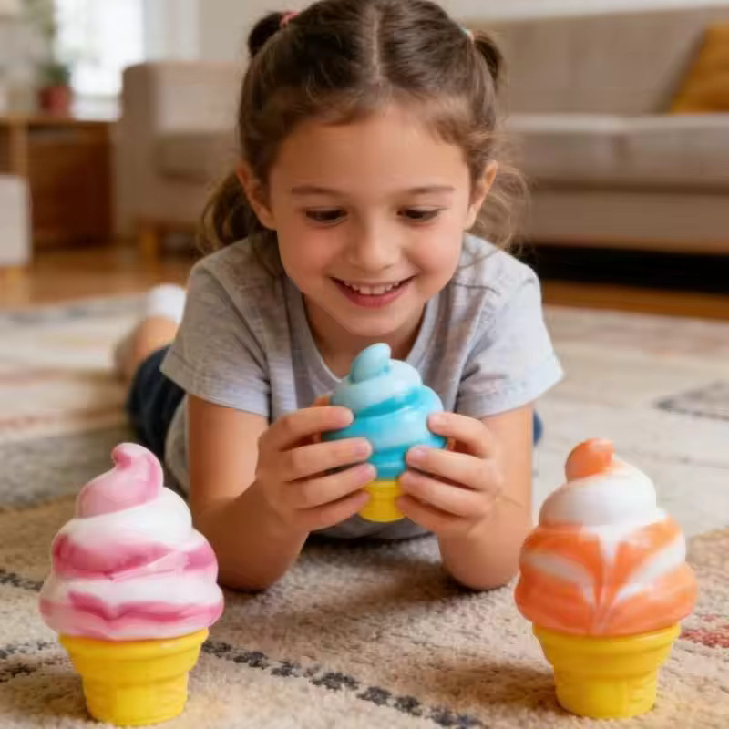 Schylling Nee Doh Eiscreme, Sensorisches Spielzeug, multicolour - Bild 5