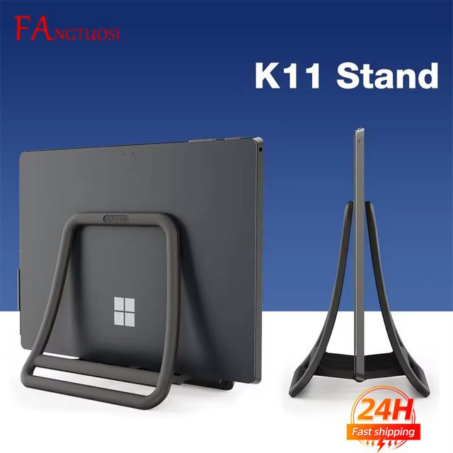 FANGTUOSI Universeller vertikaler Laptop-Ständer, faltbarer Notebook-Halter und Tablet-Tischständer für Macbook, iPad, Lenovo und Dell - Bild 1
