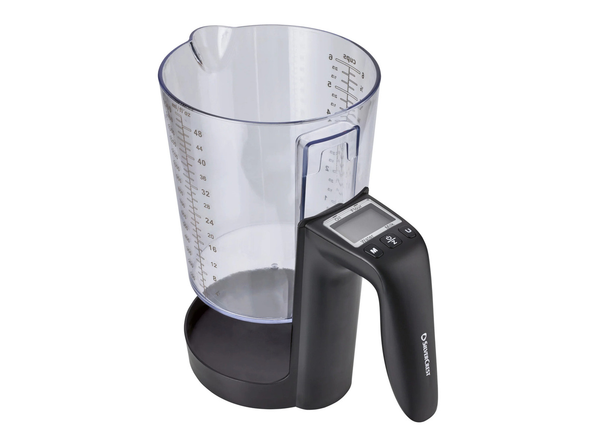 SILVERCREST Digitaler Messbecher in Schwarz und Transparent - Bild 3