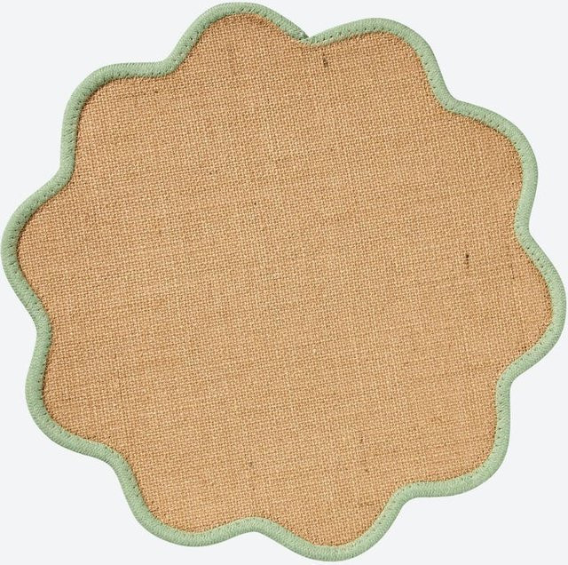 NKD Platzset aus Jute in Beige, Braun oder Grün, Durchmesser: 38 cm - Bild 1