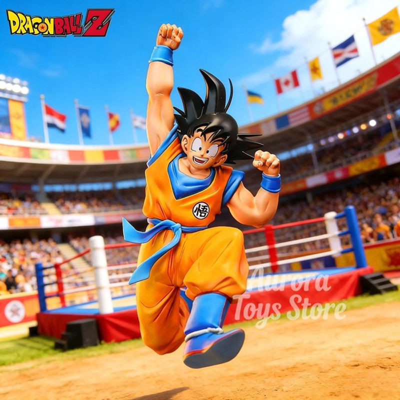 Bandai Dragon Ball Z Goku Actionfigur aus PVC in Orange, 25 cm Höhe - Bild 1