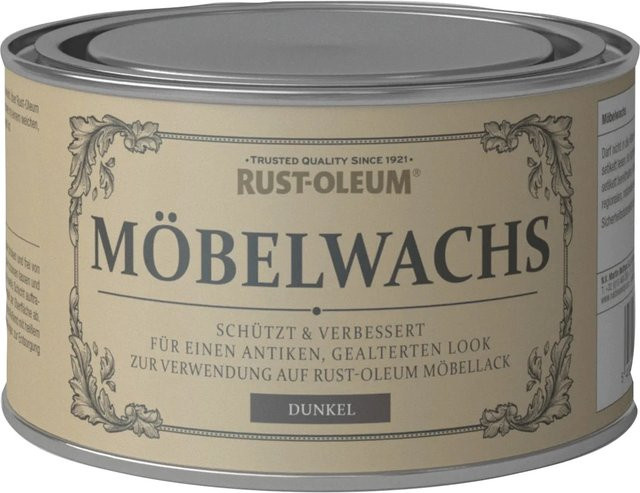 Rust-Oleum Möbelwachs Kreidefarbe Dunkelbraun Matt 400 ml - Bild 1