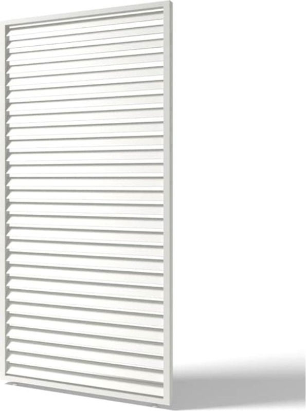 PergoLine Seitenwandpaneel Trumpf und Superior horizontal, Weiß, Breite: 1,23 m - Bild 3