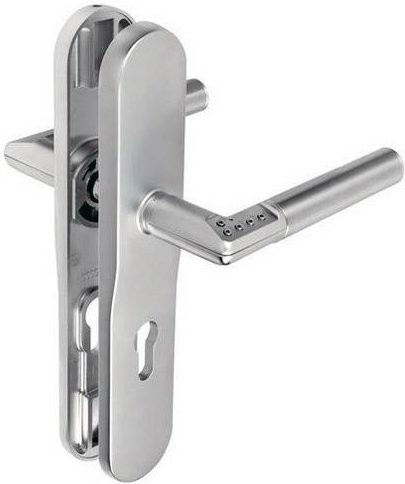 Yale YDOH 23174 Drückergarnitur mit Codeschloss in Silber - Bild 1