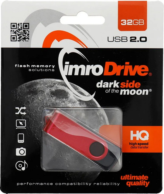 Imro Axis USB-A Flash Drive in Rot mit 32 GB Speicherplatz - Bild 1