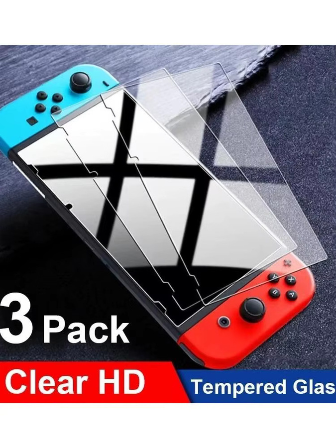 HD Gehärtetes Glas Display Schutzfolie für Nintendo Switch OLED und Nintendo Switch Lite, Transparent - Bild 6